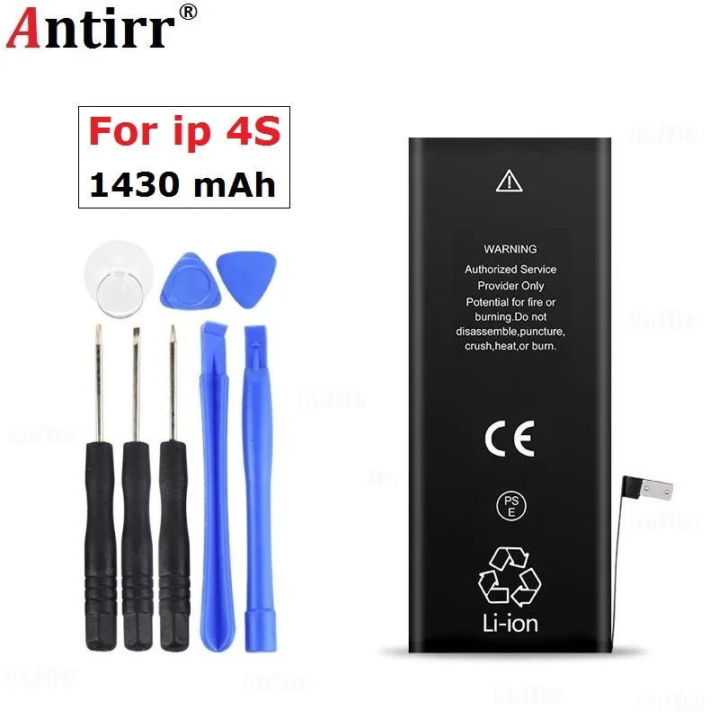 

For iphone 4s battery 100% new 1430mah replacement battery for iphone 4S with repair tools kit