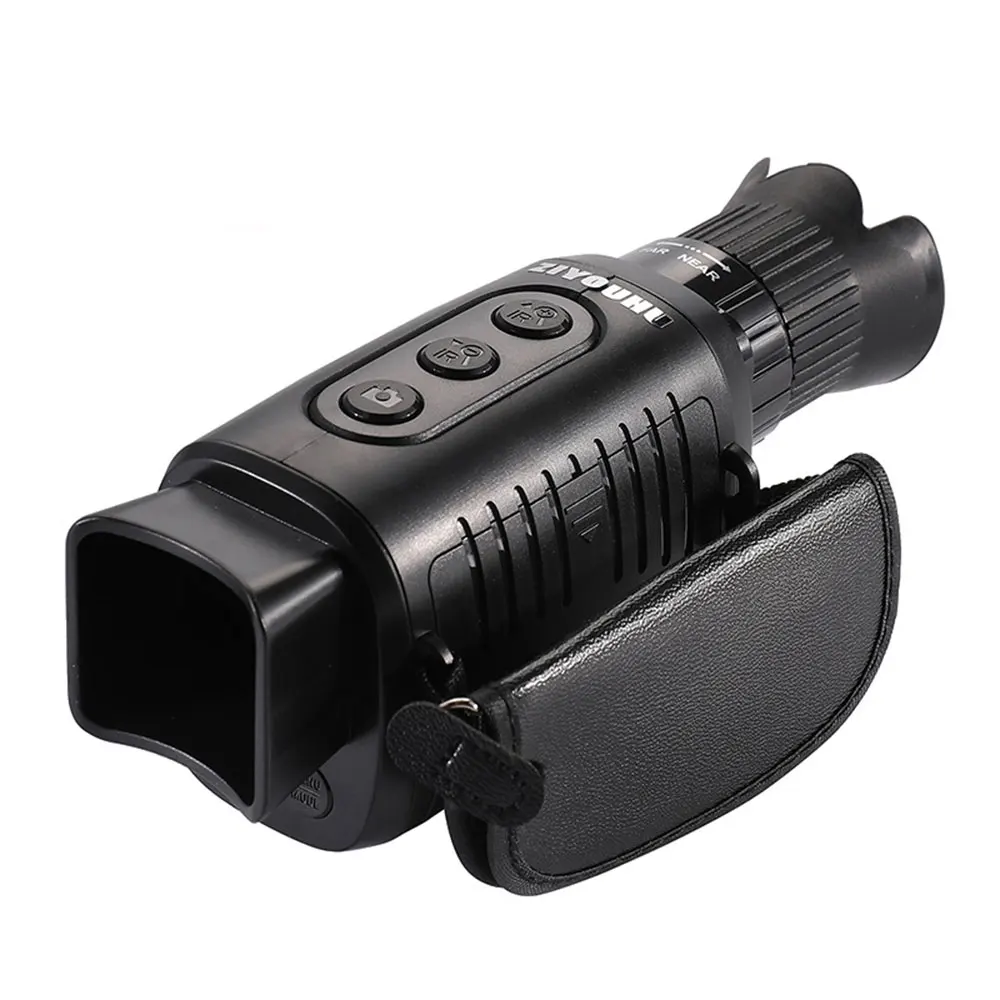 

ZIYOUHU Night Visions Monocular Infrared Camera 5x Digital Zoom Hunting Telescope LCD Display Photo Video Recording DN-001A