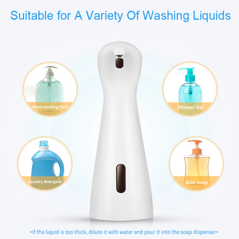 

Automatic Liquid or Foam Soap Dispenser Hand Washing Washer Intelligent Induction Foaming Machine for Kitchen Bathroom Dispenser