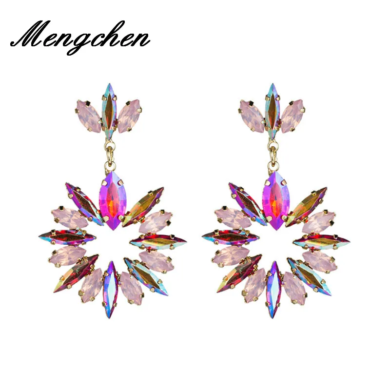 Новинка многослойные серьги-подвески с цветами из смолы для женщин подарок на