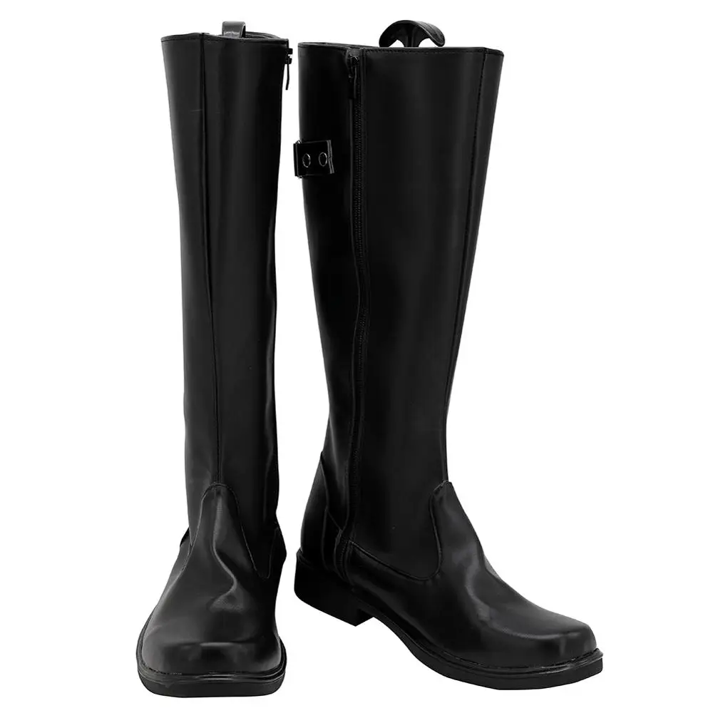 Звездный Косплей счет Dooku косплей ботинки кожаные Хэллоуин Обувь для