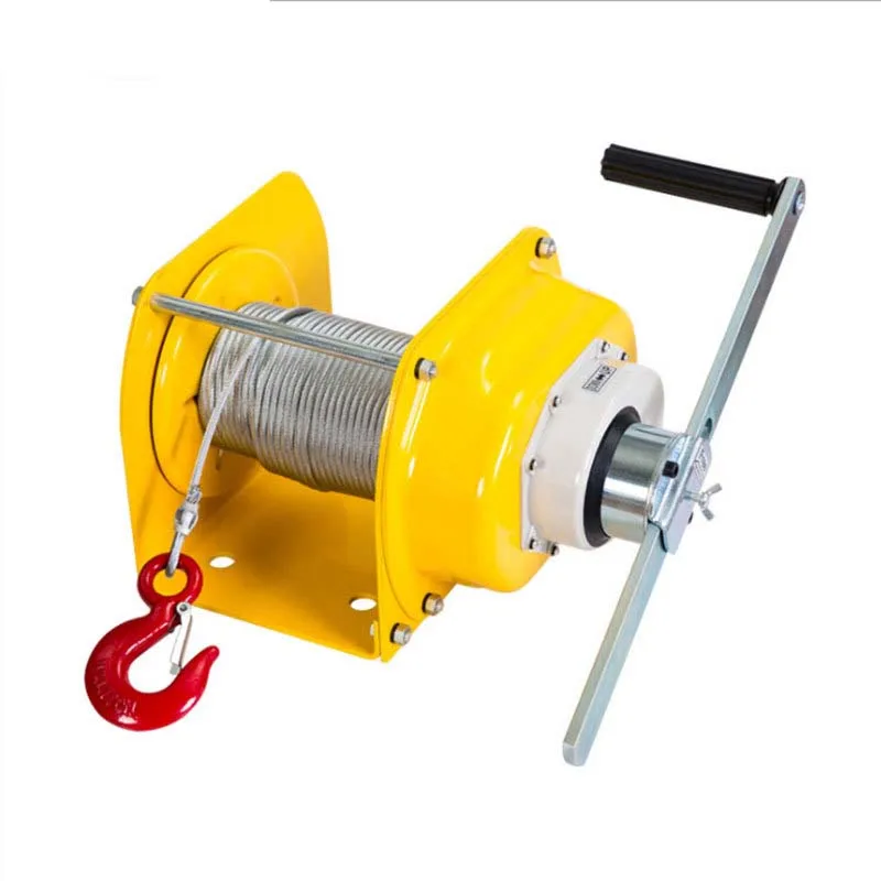 0.5T/1T/2T/3Ton Manual winch Boat truck auto self-locking hand manual Galvanized steel winch hand tool lifting sling