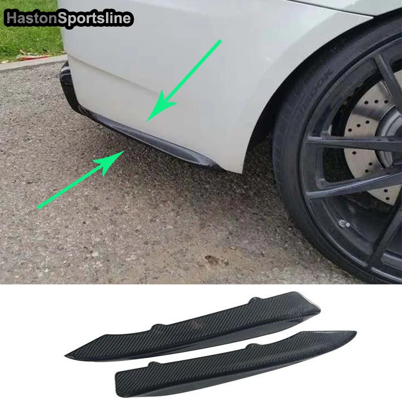 

E92 E93 M3 Carbon Fiber Rear Splitters Side Fins Flap Cupwings Spoiler For BMW E92 E93 M3 Bumper only 2007~2013