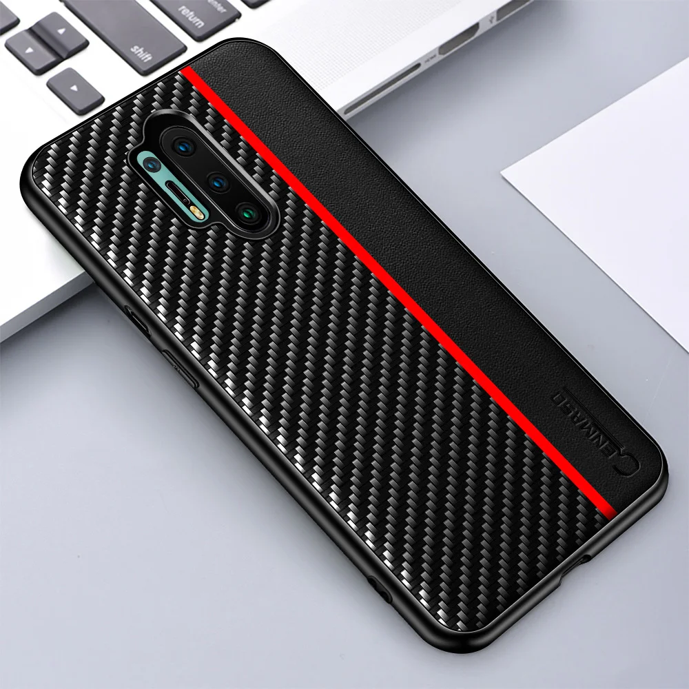 Для OnePlus 9 8 Pro Чехол Ebai чехол Оригинальное углеродное волокно Противоударная