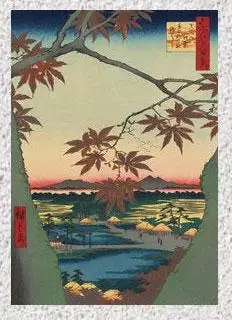 Японское искусство утагава хирошиджа пейзаж Декор печать постер Картина на