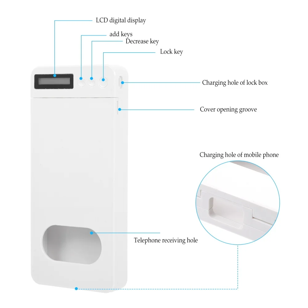 Смарт-телефоны с автоматическим таймером блокировка автоуправлением телефона