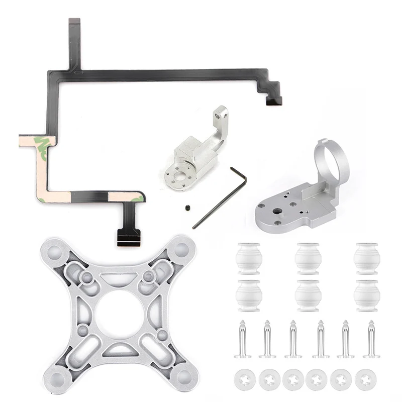 Запасные части для DJI Phantom 3 Standard Drone Yaw Roll Arm Bracket плоский ленточный кабель Flex Gimbal Mount