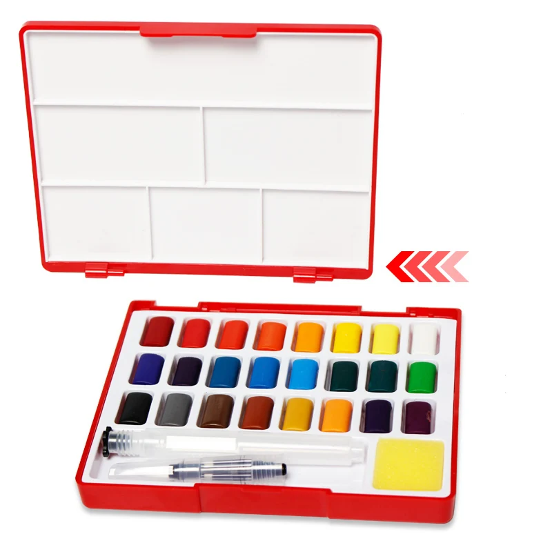 Faber Castell 24/36/48 ярких цветов однотонные прозрачные для начинающих портативные с