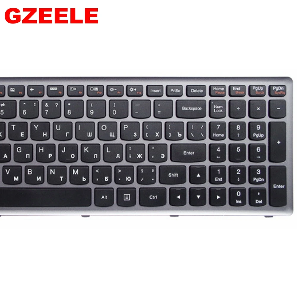 RU черная новая клавиатура для ноутбука lenovo U510 U510-IFI z710 русский