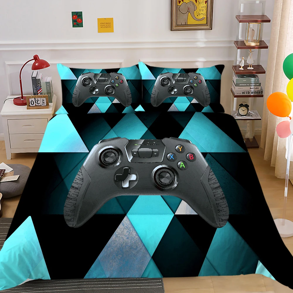 

Xbox пододеяльник набор для игрового джойстика 3D Постельное белье Украшения в спальню King Queen Размеры для мальчиков; Аксессуары для девочек креативный кровати подарок