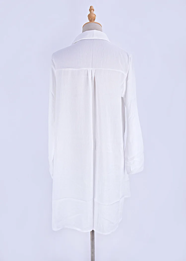 

2021 Trend Fashion Sexy Personality Beach Blouse Bikini Jacket Shirt Swimsuit Cardigan Women Summer Dress