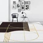 Черный и белый цвета полосатые коврики Декор в гостиную домашний диван большие ковры Спальня кровать коврик Кухня Ванная комната нескользящий коврик для пола