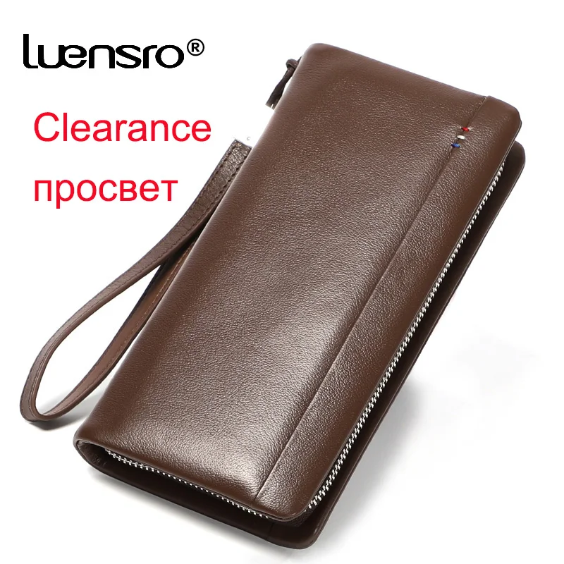 Кошелек LUENSRO мужской из натуральной кожи|Мужские кошельки| |