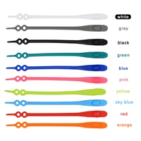 adults kids waterproof silicone lazy shoelaces tieless shoes accessories rubber elastic shoe laces 12pcspack