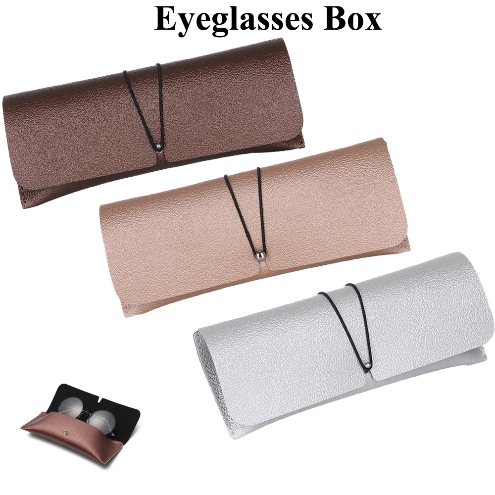 Лидер продаж модный PU кожаный чехол для очков сумка складная коробка твердая