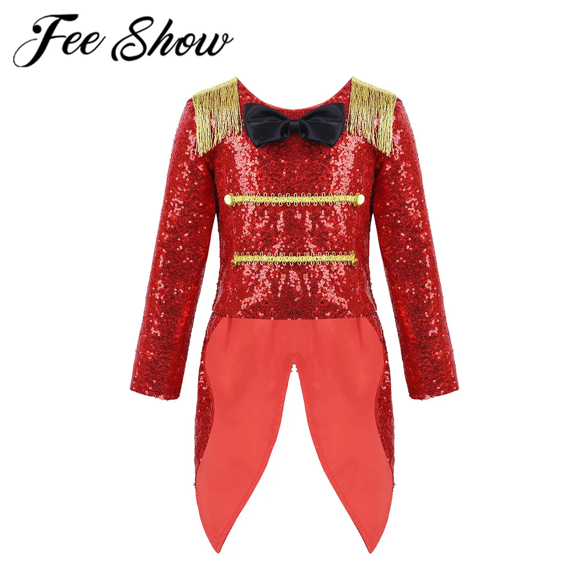 Детские костюмы для косплея Ringmaster девочек Цирковые Костюмы с блестками бабочкой