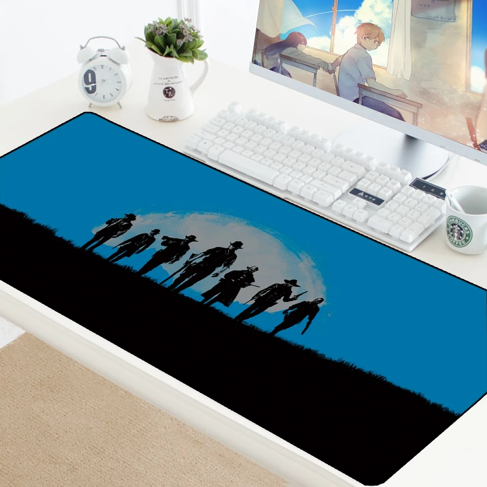 Красный Dead Redemption 2 коврик для мыши игровой коврик для мыши большой компьютерный коврик для мыши геймерский ноутбук HD принт офисная мышь игровые коврики для CSGO