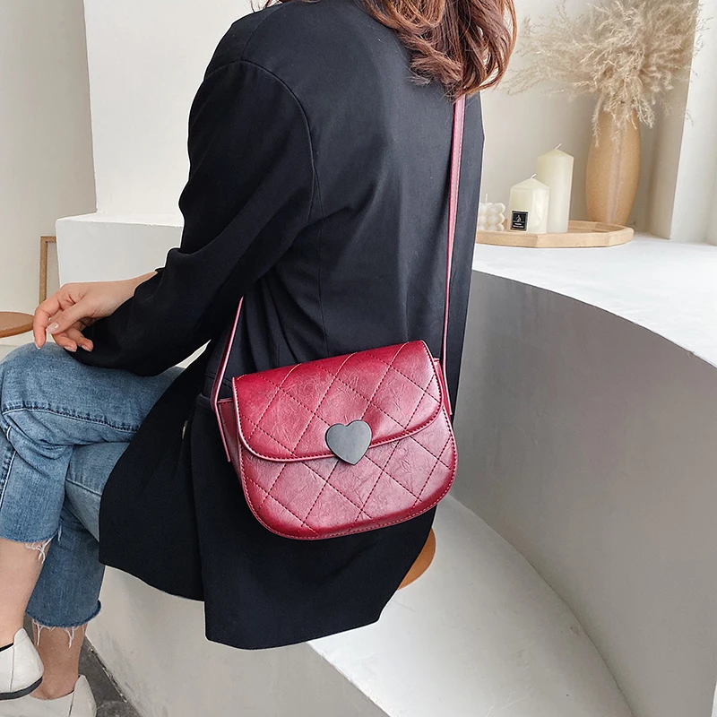 Модная женская однотонная Сумка-седло из искусственной кожи 2020 сумка-мессенджер