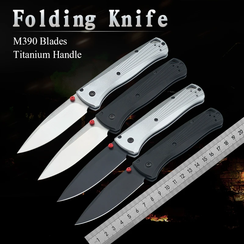 

Уличный складной нож BM M390, нож из нержавеющей стали, серия 535 ножей, 4 вида, ручка из алюминиевого сплава с ручным открытием