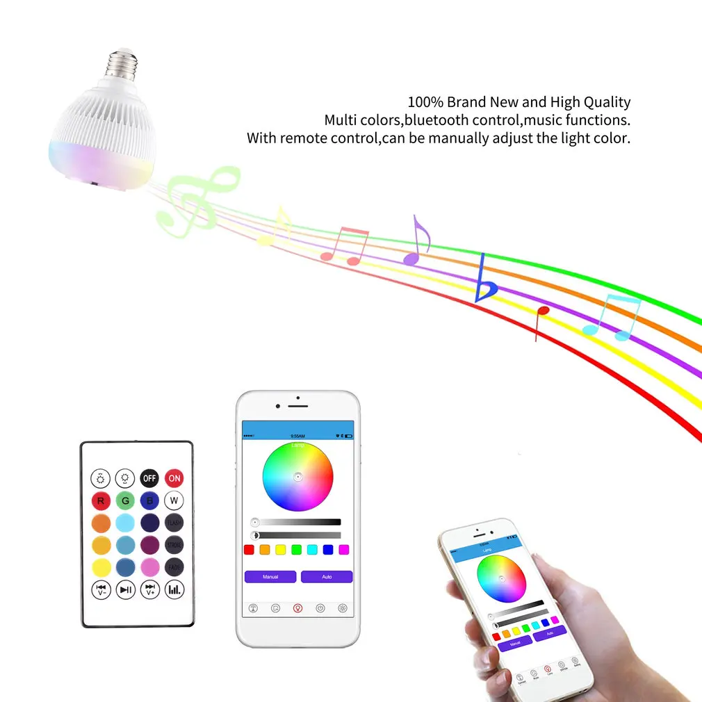 Энергосберегающая интеллектуальная беспроводная 12 Вт Мощность светодиодный