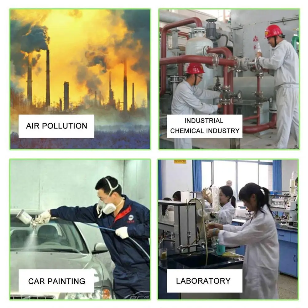 Противогаз защита от химических веществ на все лицо защитные очки респиратор с