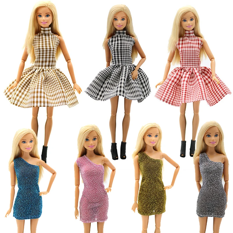 

For Original Barbie Fashion Doll Clothes Beautiful Girls Style Wear Blouse Dress Skirt for 29cm 1/6Dolls Toys Accessories Cloth