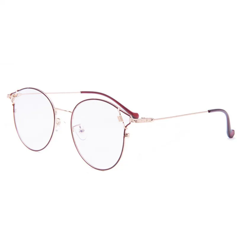 Высокое Качество Модные ретро круглые очки оправа металлические для