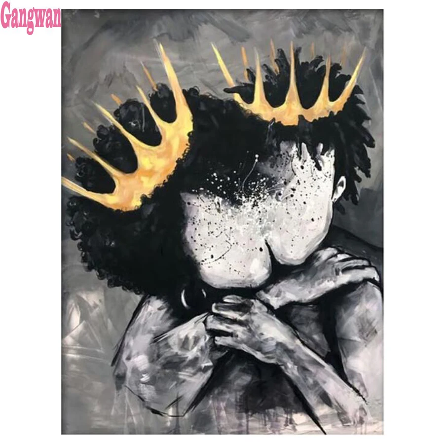 

DIY 3D Diamond Embroidery black couple kiss Full resin square round Diamond Painting Cross Stitch Diamond Mosaic Hobbies decor