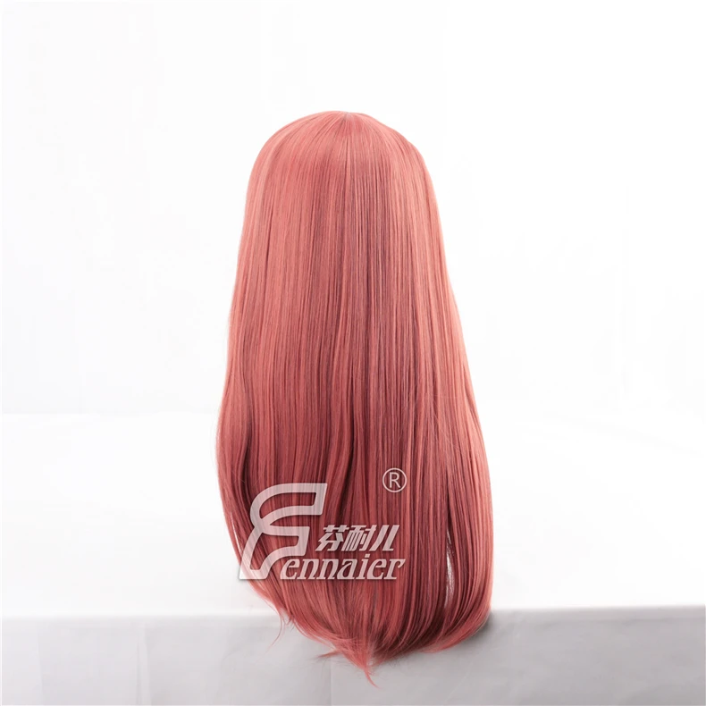 Парик для косплея Накано Мику из мультфильма квинтуплет Длинные розовые