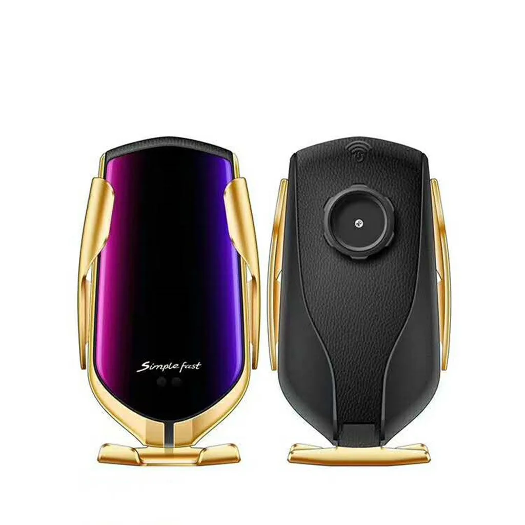 Wireless Charging Automatic Clamping Car Charger Fast Mount for i Phone Sams ung Chargering-L814 | Электроника