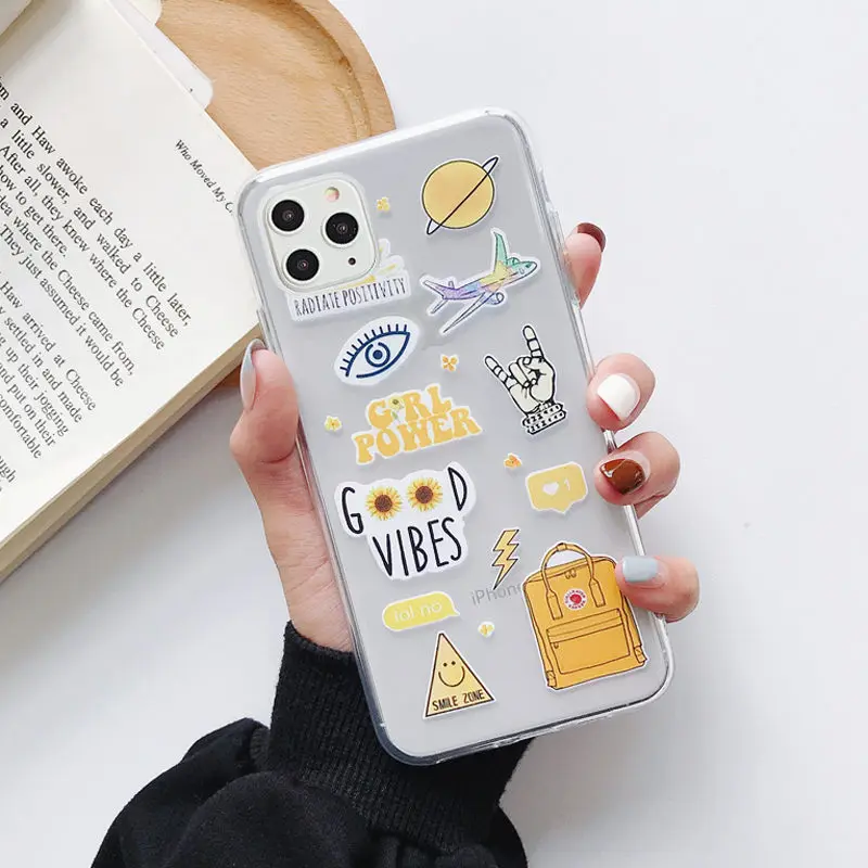 8824 Забавный художественный абстрактный чехол для телефона Lovebay для iPhone 11 Pro X XR XS Max 7 8 6 6s Plus 5 5S SE прозрачный мягкий чехол из ТПУ с надписью - Цвет: 8824
