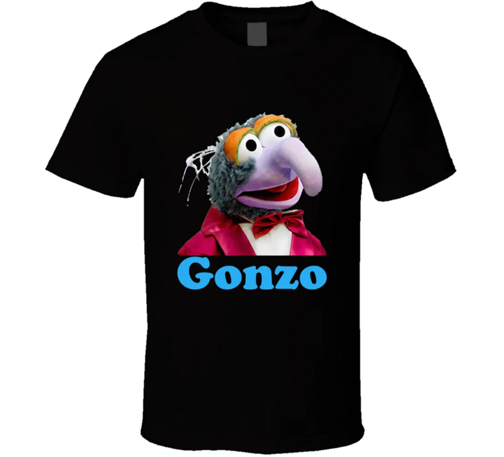 Мужская футболка Gonzo The Muppets модная в классическом стиле|Мужские футболки| |