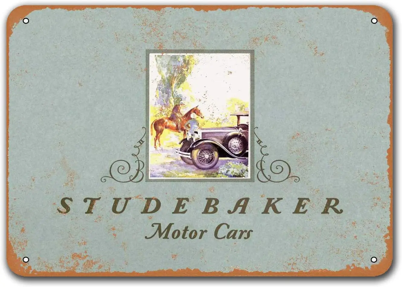 Коллекция 1928 года старая Автомобильная Оловянная табличка Studebaker винтажный