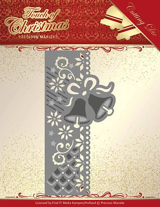 

AliliArts Metal Cutting Dies Christmas Bells Border diy Scrapbooking Photo Album Decorative Embossing PaperCard Crafts Die 2020