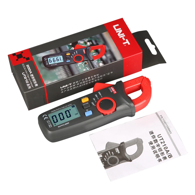 UNI-T Digital Current Clamp Meter 2000 Count Mini DC Auto Range Ammeter Multimeter Electrician Tool | Инструменты