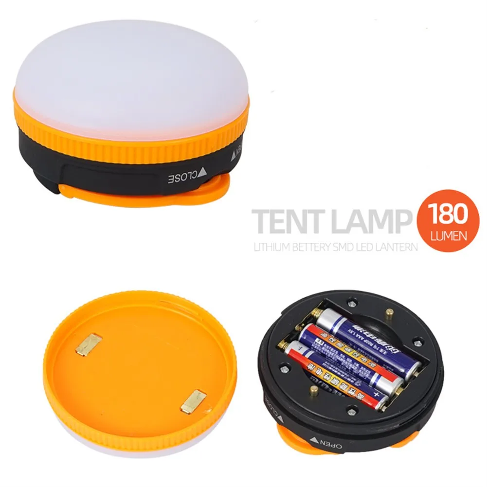 

LED Outdoor Camping Lantern Tent Light 3W 1000 LM Lamp Portable Camping Hiking Night Hanging Lamp Emergency Light 3*AAA Battery