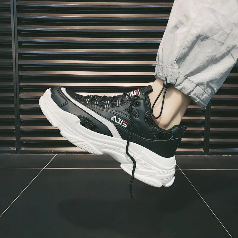 

Breathable Mesh Platform Sneakers Women Men Casual Sports Shoes Male Student Soft Chunky Sneaker Walking Jogging Tenis Feminino