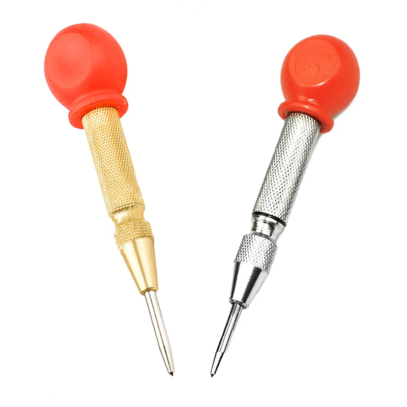 

1Pcs HSS Center Punch Stator punching Automatic Center Pin Punch Spring Loaded Marking Drilling Tool With A Protective Sleeve