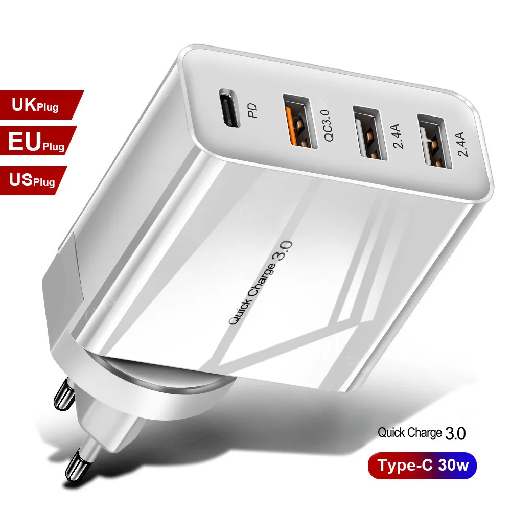 Олаф 48 Вт Быстрая зарядка 3,0 USB зарядное устройство QC3.0 QC Тип C PD вилка Быстрая зарядка настенное зарядное устройство для мобильного телефона для iPhone Xiaomi huawei