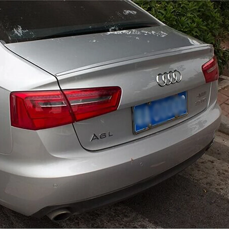 Модифицированный спойлер для заднего багажника A6 C7 в стиле S6 из АБС Audi 2012 2013 2014