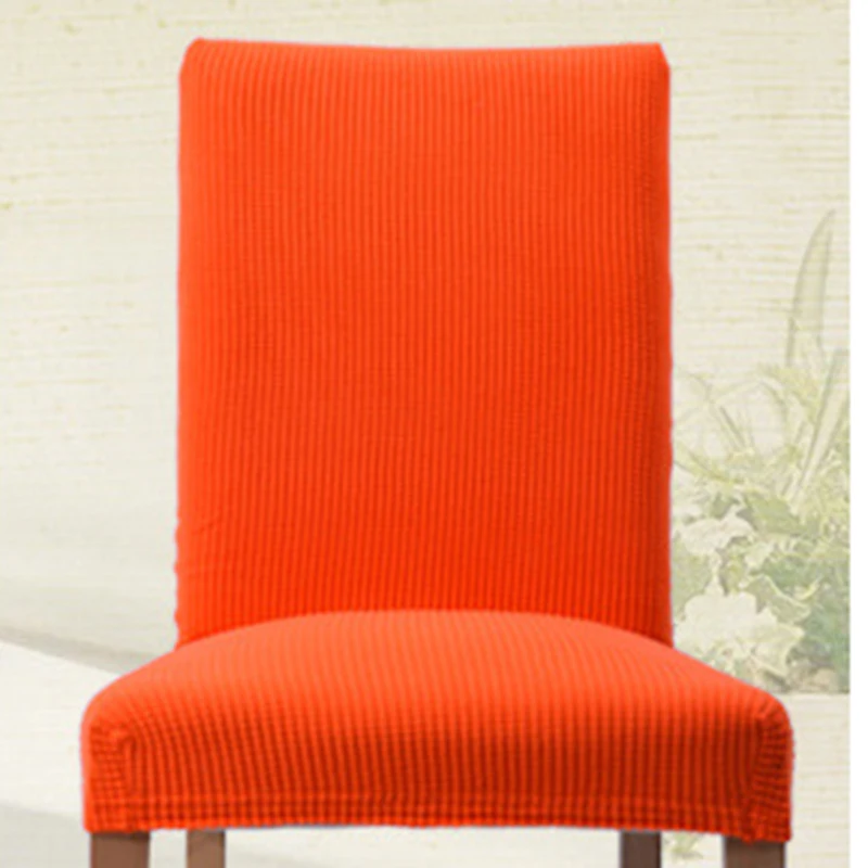Оранжевый плед Чехол стулья сплошной цвет чехол для кресла спандекс стрейч