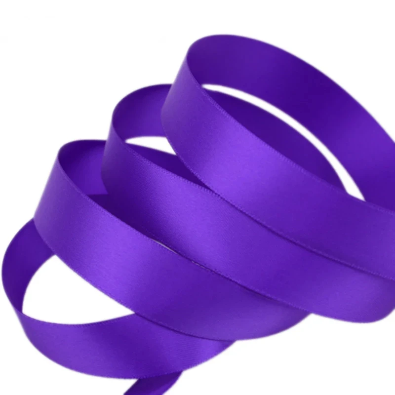 (5 м/лот) 20 мм Двухсторонняя Атласная Лента оптом рождественские аксессуары для