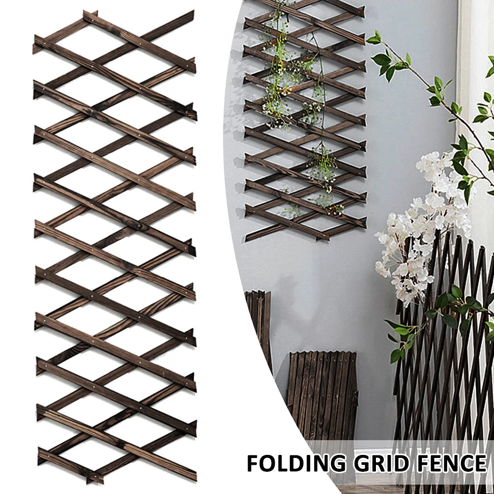 

Expanding Divider Wooden Trellis Climbing Plants Support Panel Screening Lattice Garden Wall Fence