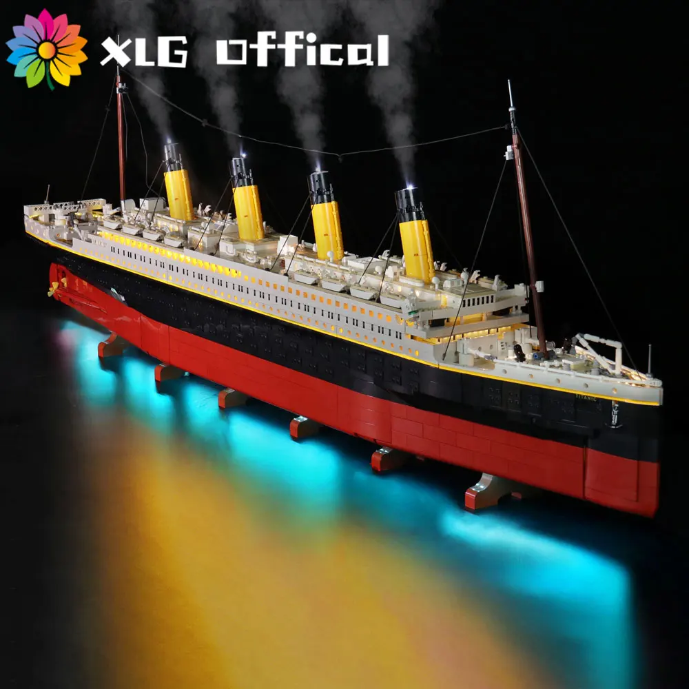 

RC LED Light Set For 10294 Titanic With Smoke Simulation Module Blocks Bricks DIY Toy Only Lighting Kit NOT Include Model