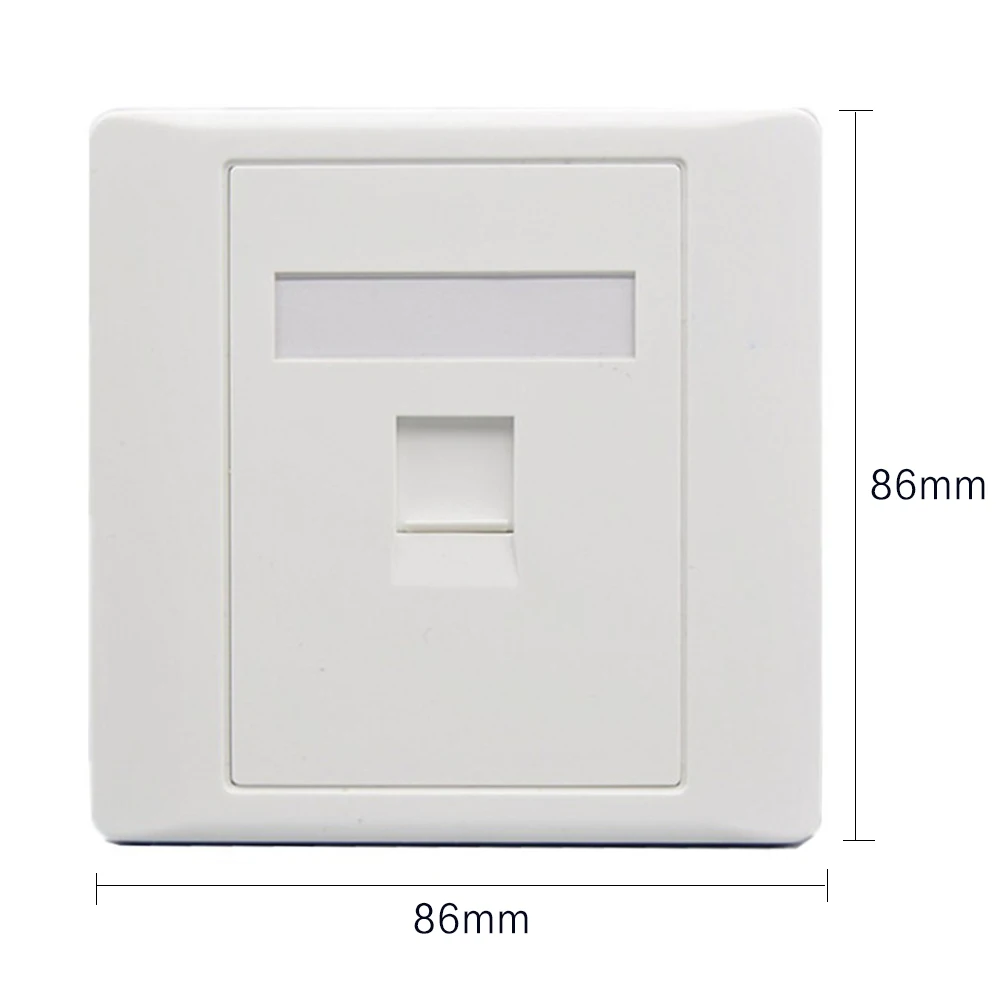 Компьютерная сетевая модульная розетка 86x8 6 типов RJ45 CAT5E панельная интерфейсная