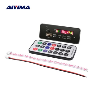AIYIMA 12 в Bluetooth декодер плата цветной дисплей декодирование MP3-плеера WMA WAV FLAC USB TF FM DIY