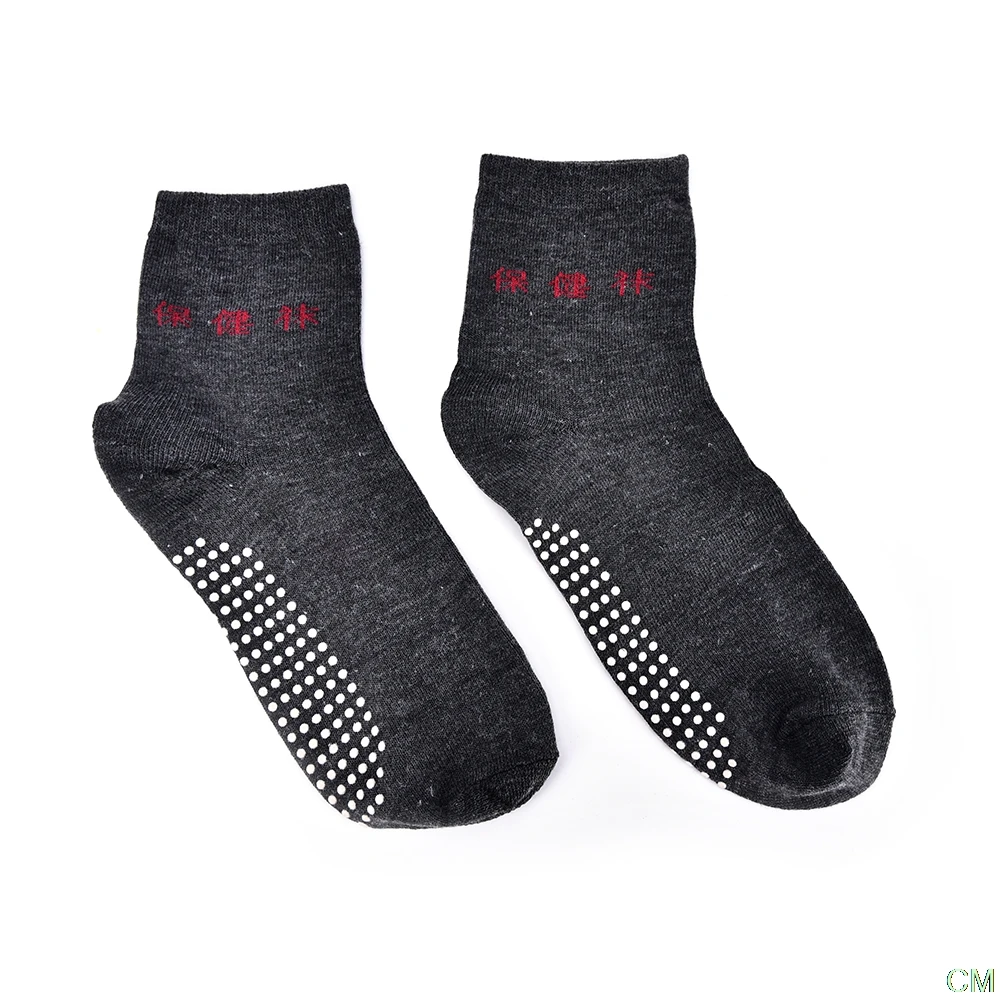 

1Pair Heating Tourmaline Socks Automatic Heat Ankle Massage Sock Foot Massager Far infrared Anti Cold Tourmaline Socks
