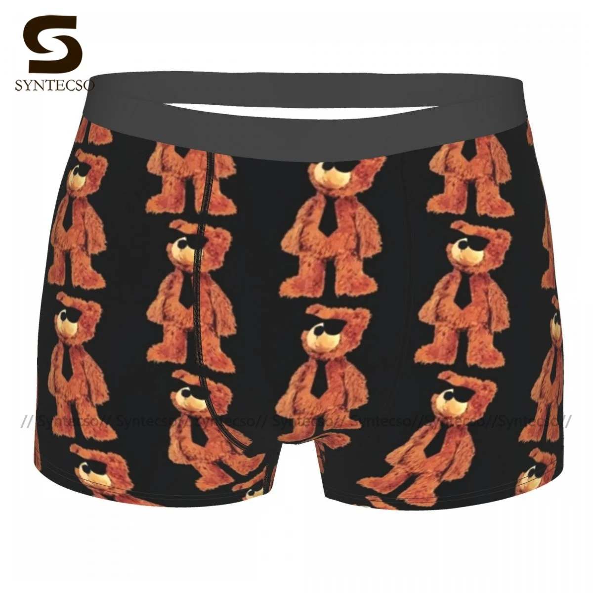 

Teddy Underwear Sublimation Hot Polyester Trunk Printed Stretch Males Boxer Brief