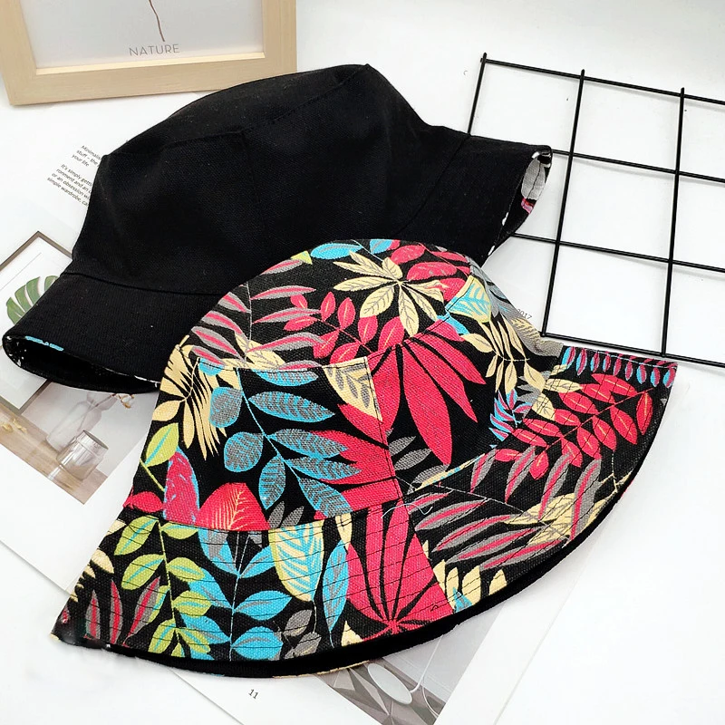 Панама GOUTER с рисунком кленового листа дизайнерская шапка в стиле хип хоп для