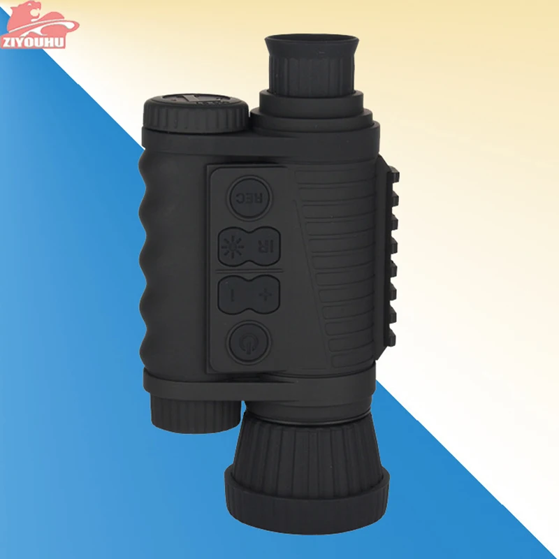

ZIYOUHU 6x50 infrared digital night vision monocular scope optics 1-5x zoom digital video camera for hunting